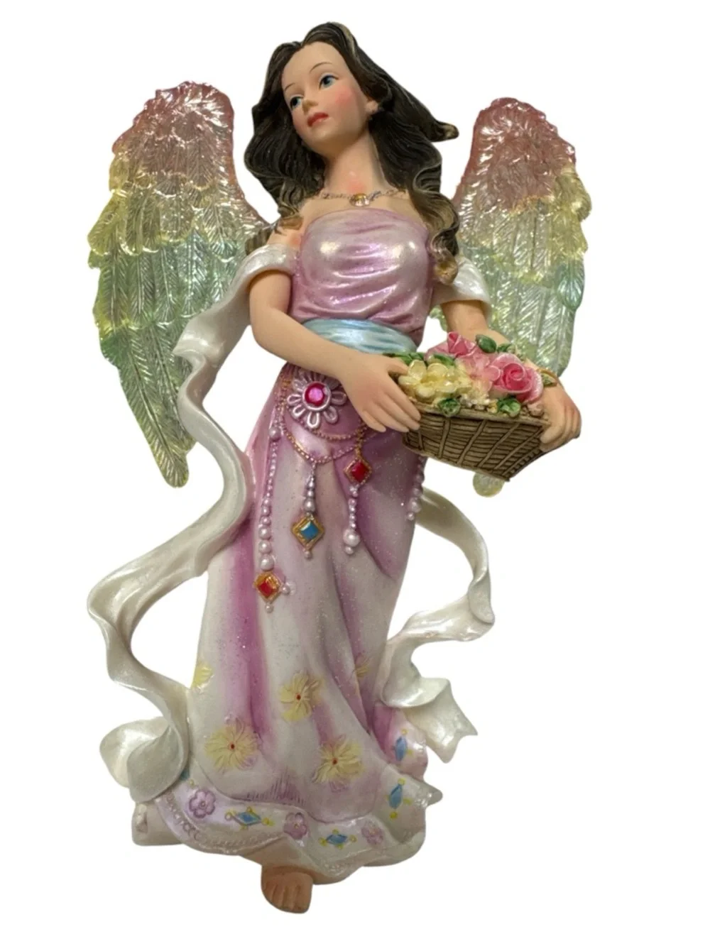 Angel Around Us Reflection Figurine AA912 2004 Mino Angel Statue Resin 9” Decor